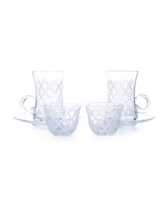 Bialat and cups set, 18 pieces