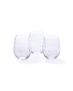 Crystal glasses set, 3 pieces, 460 ml
