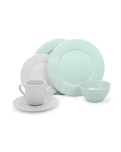 Dinner set 16 pieces green 