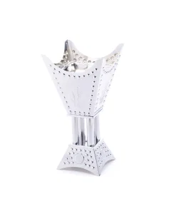 Chrome Indonesian sword incense burner