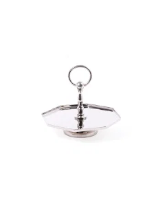 Small silver hexagonal presentation belt