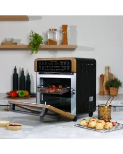 Home elec Wooden Air Fryer 1600 Watt 18 Liter