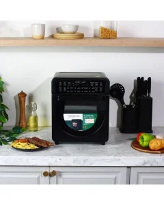 Home elec Air Fryer Black 1600 Watt 18 Liter