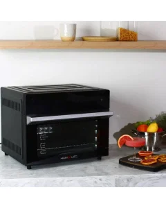 Home elec Air Fryer And Electric Oven Black 30 Liter