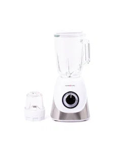 Blender 600 watts 1.5 liter white with mill