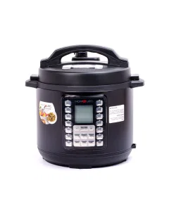 Home elec pressure cooker 6 liters 1000 watts black