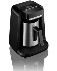 Turkish coffee machine silver black