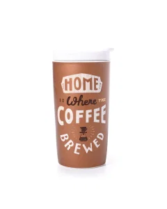 Porcelain cup with lid