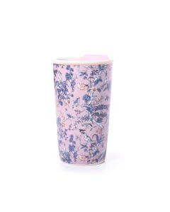 Porcelain cup with lid