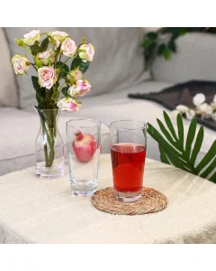 Glass cup set 4 pieces 300 ml