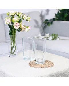 Glass cup set 4 353 ml