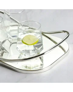 Glass cups set 3 pieces