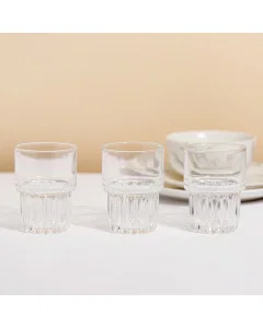 Glass cup set 3 325 ml