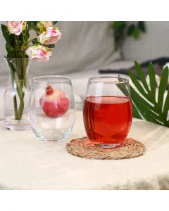 Glass cup set 3 pieces 515 ml