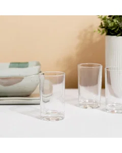Glass cup set 3 pieces 210 ml