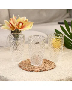 Glass cup set 3 pieces 250 ml