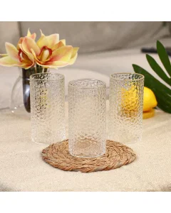 Glass cup set 3 pieces 250 ml