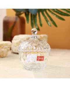 Glass tmreya with lid