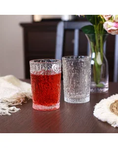 Set of 240 ml glass cups