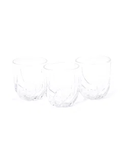 Set of 3 glass cups, 380 ml