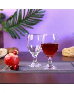 Set of 3 glass cups, 400 ml