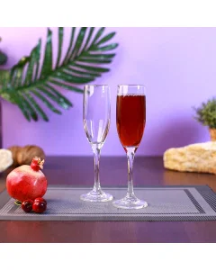 Set of 3 glass cups, 180 ml