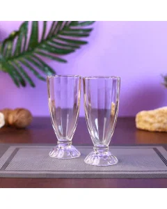 Set of 3 glass cups, 360 ml