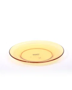 Small amber serving plate