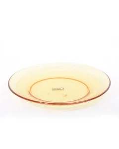 Medium amber serving plate