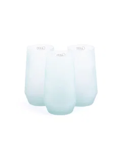 Set of glasses, 3 pieces, green, 450 ml