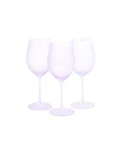 Set of glasses, 3 pieces, purple, 560 ml