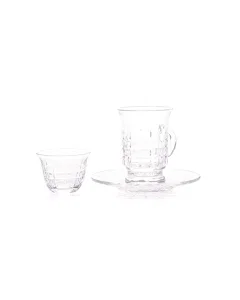 Crystal Bialat and Fanajil set, 18 pieces