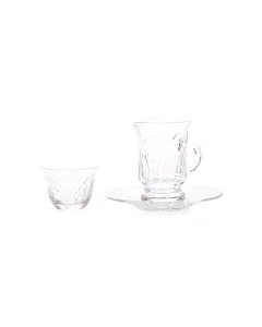 Crystal Bialat and Fanajil set, 18 pieces