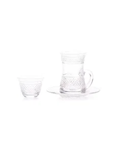 Crystal Bialat and Fanajil set, 18 pieces