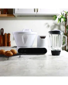 HOMEELEC  mixer  3x1 white 800 watts