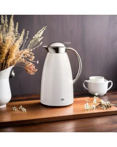 Alfi white chrome thermos 1 liter