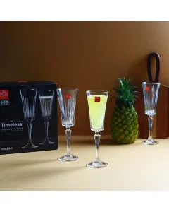 Italian crystal cup set, 210 ml