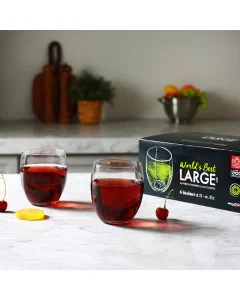 Italian crystal cup set, 518 ml