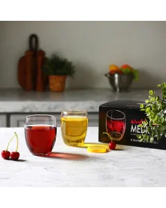 Italian crystal cup set, 388 ml