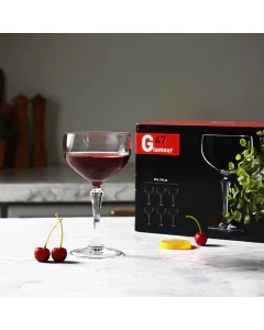 Italian crystal cup set, 469 ml