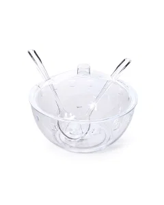 Salad bowl with spoons