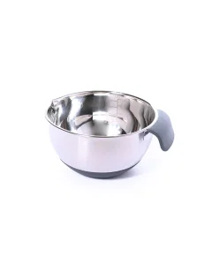 Small deep steel strainer