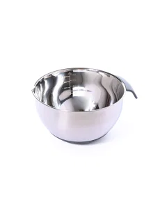 Medium deep steel strainer