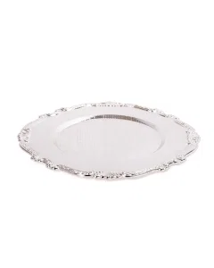 Silver serving plate