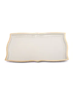 Gilded gray tray