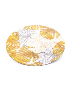 Yellow serving dish