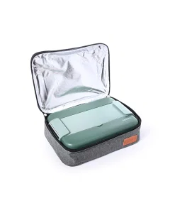Divided rectangular food container