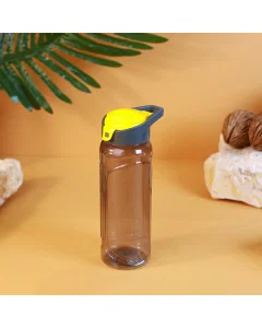 Large gray plastic water bottle