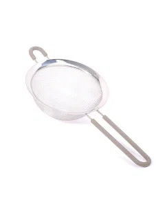 Steel strainer with silicone handle, size 12
