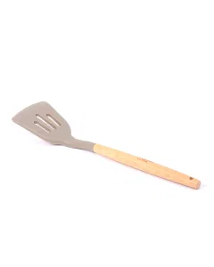 Silicone wooden cooking spoon